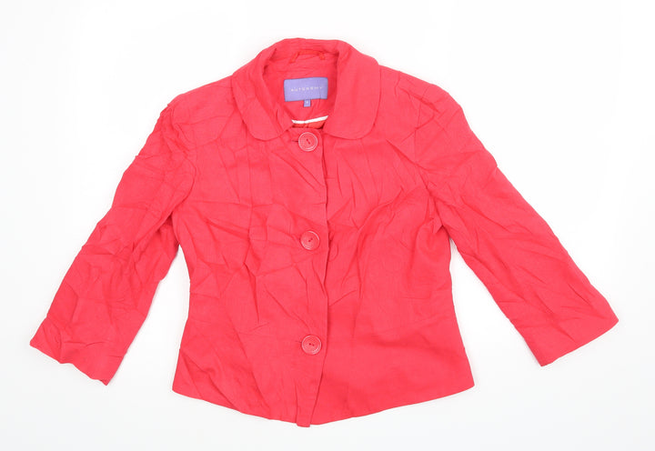 Autonomy Womens Red Jacket Size 8