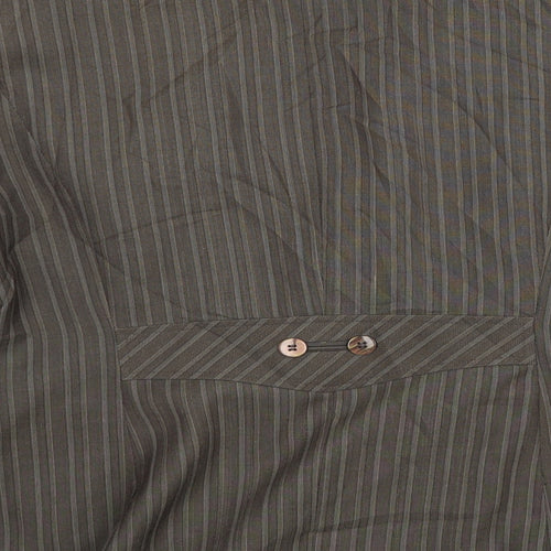NEXT Womens Green Striped  Jacket Blazer Size 18