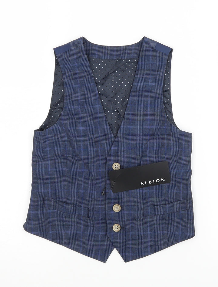 Albion Boys Blue   Jacket Waistcoat Size 6 Years