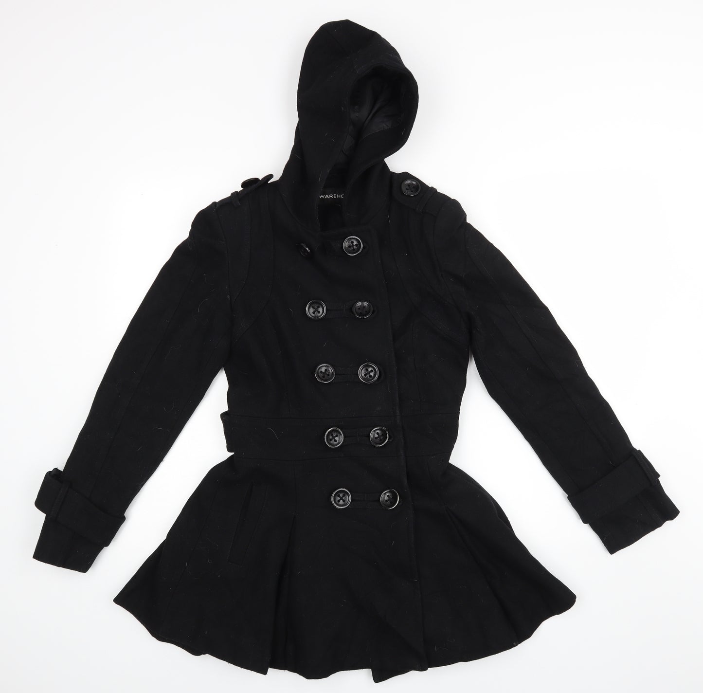 Warehouse Womens Black   Jacket  Size 6
