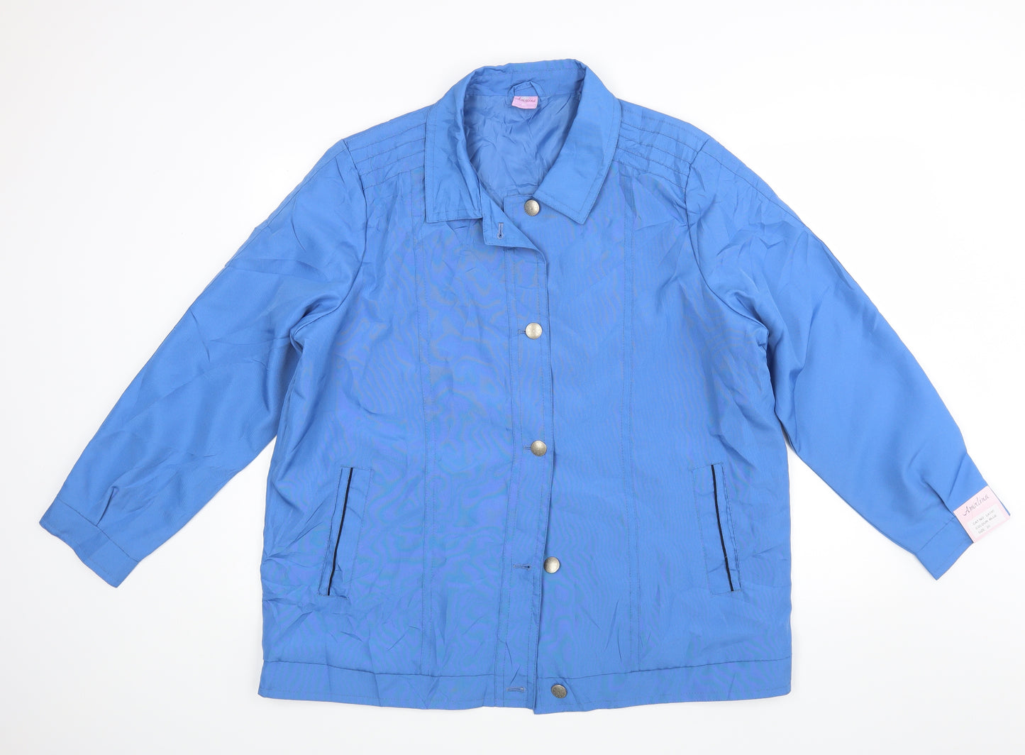 Amalina Womens Blue   Jacket Coat Size 20