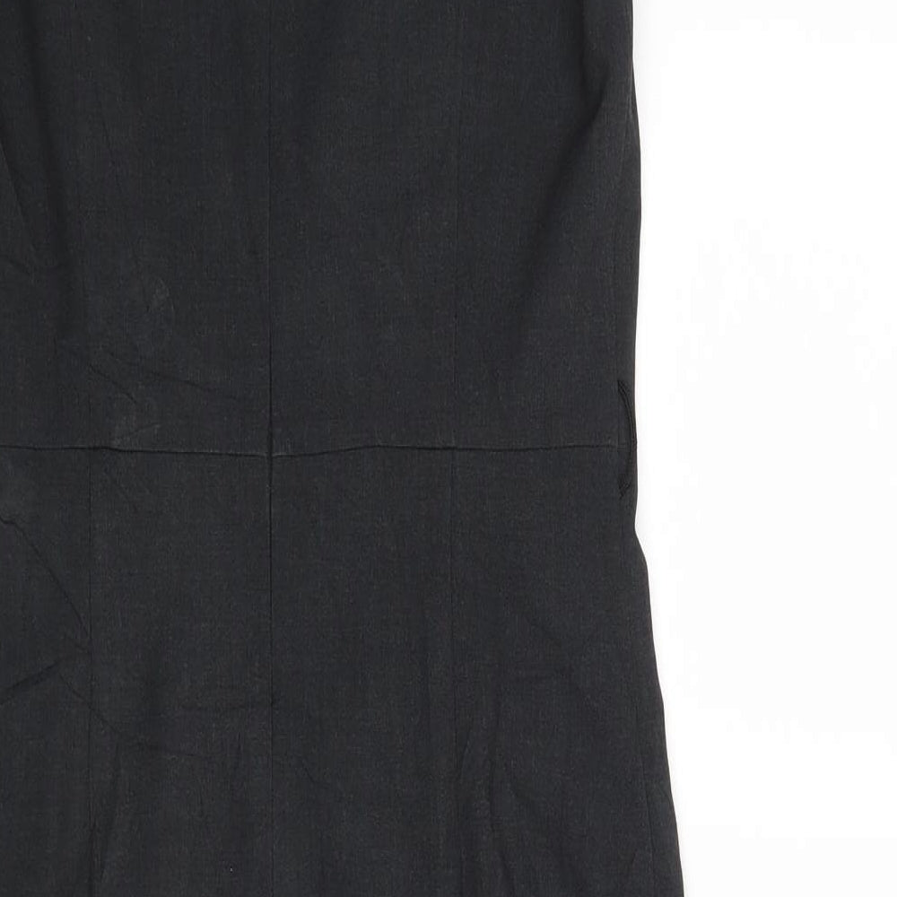 M&S Womens Grey   Pencil Dress  Size 10