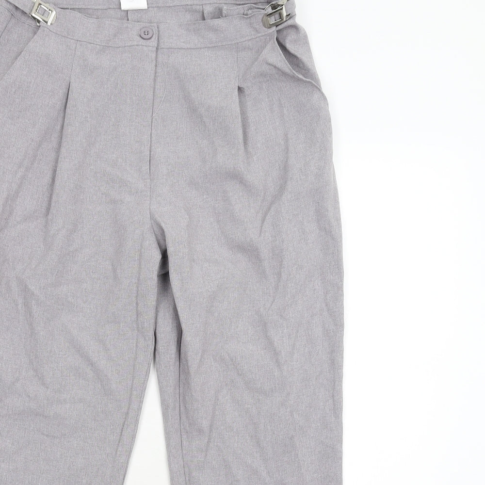 Damart Womens Grey   Chino Trousers Size 14 L26 in