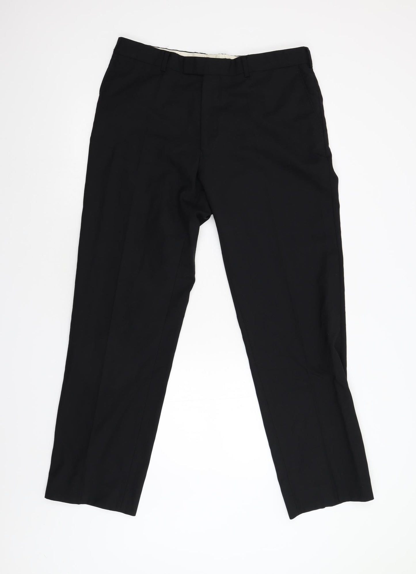 Jaeger Mens Black   Trousers  Size 36 L31 in