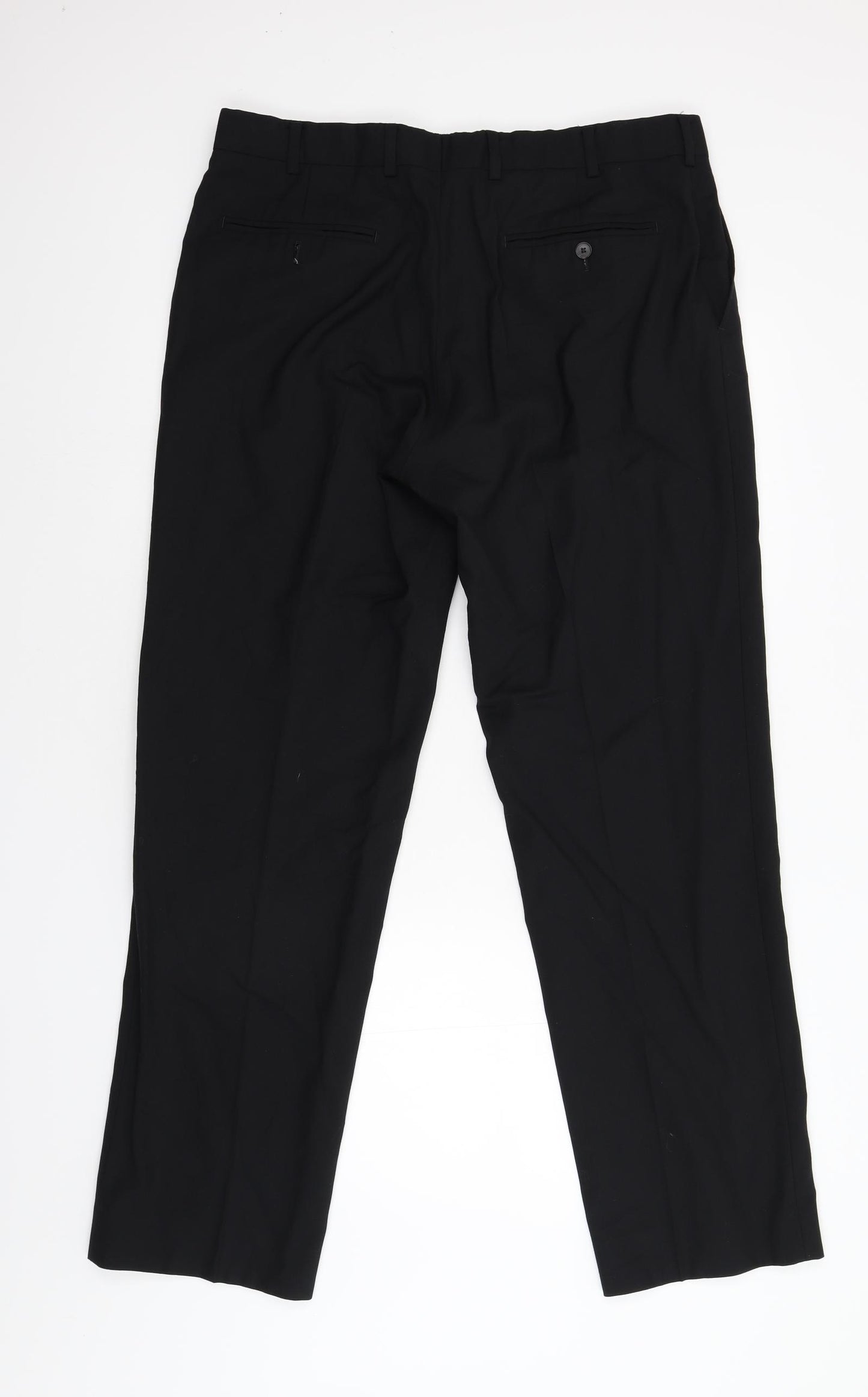 Jaeger Mens Black   Trousers  Size 36 L31 in