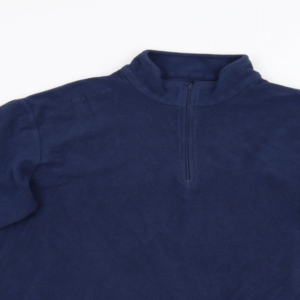 Quechua Mens Blue  Fleece Basic Casual Size S