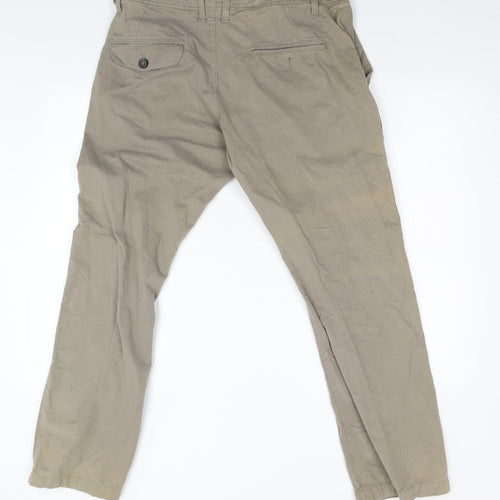 NEXT Mens Beige  Denim Trousers  Size 34 L30 in