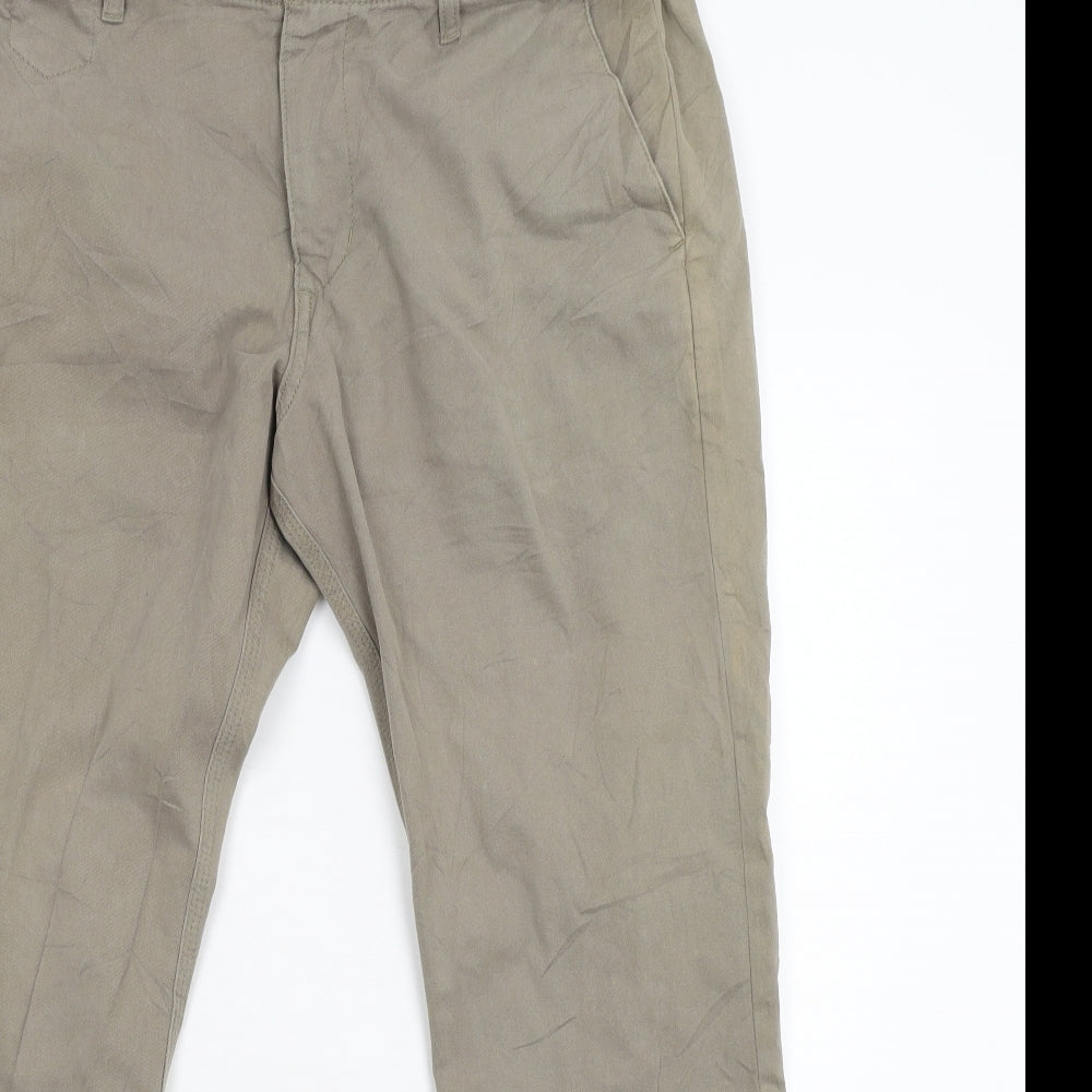 NEXT Mens Beige  Denim Trousers  Size 34 L30 in