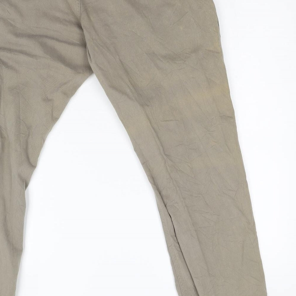 NEXT Mens Beige  Denim Trousers  Size 34 L30 in