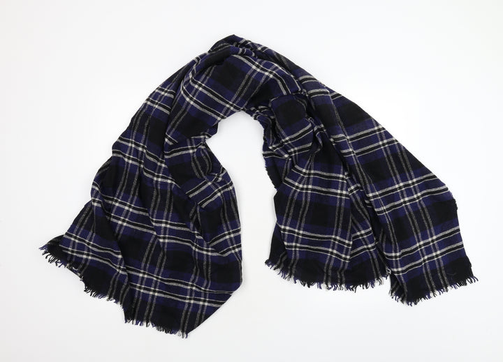 Preworn Multicoloured Check Knit Shawl/Wrap