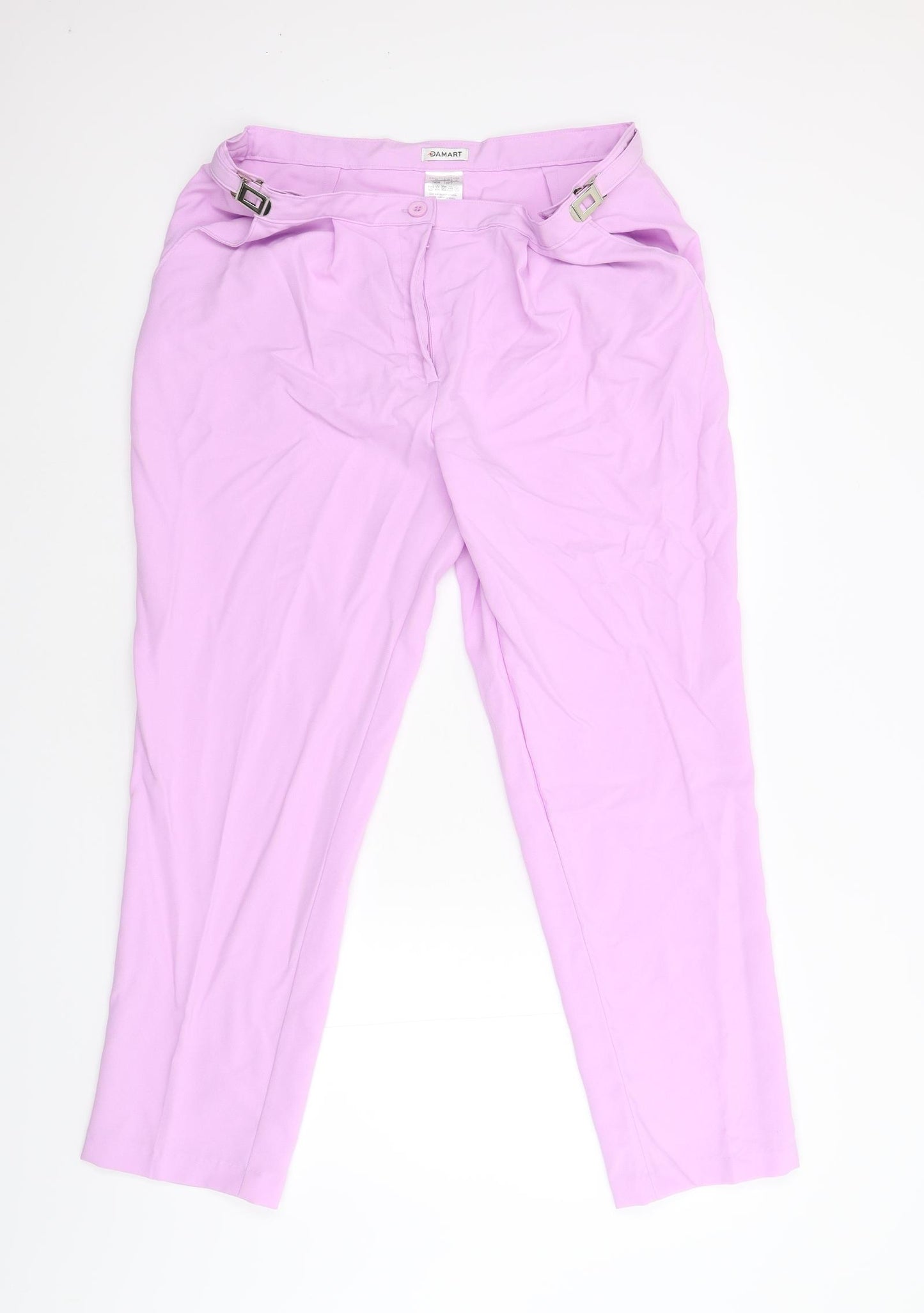 Damart Womens Purple   Chino Trousers Size 18 L28 in