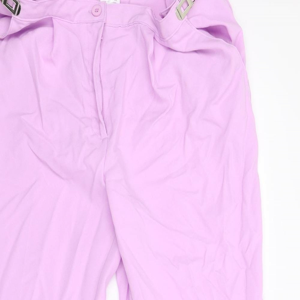Damart Womens Purple   Chino Trousers Size 18 L28 in