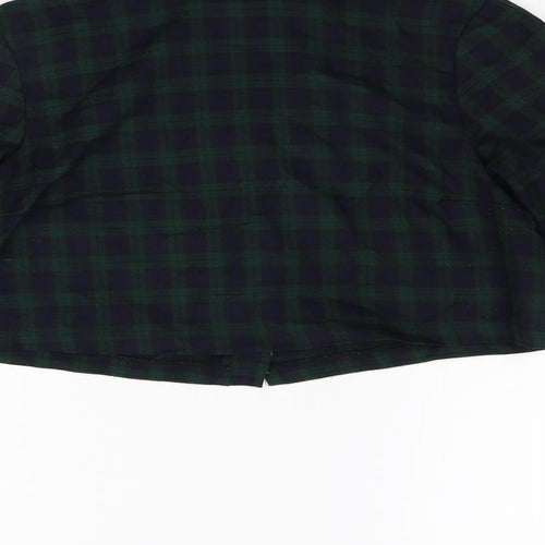 ASOS Womens Blue Check  Jacket  Size 8  - Cropped