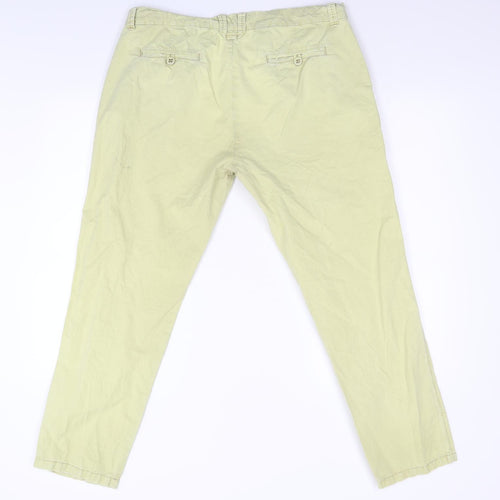 Indigo Womens Yellow   Trousers  Size 14 L36 in
