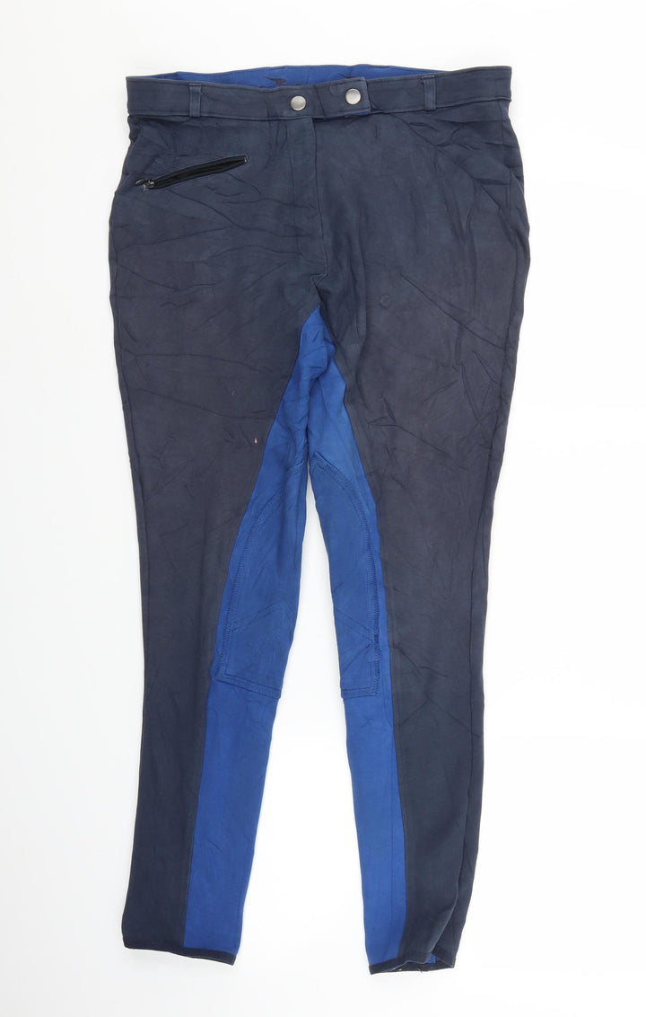 Crane Womens Blue   Trousers  Size 32 in L27 in