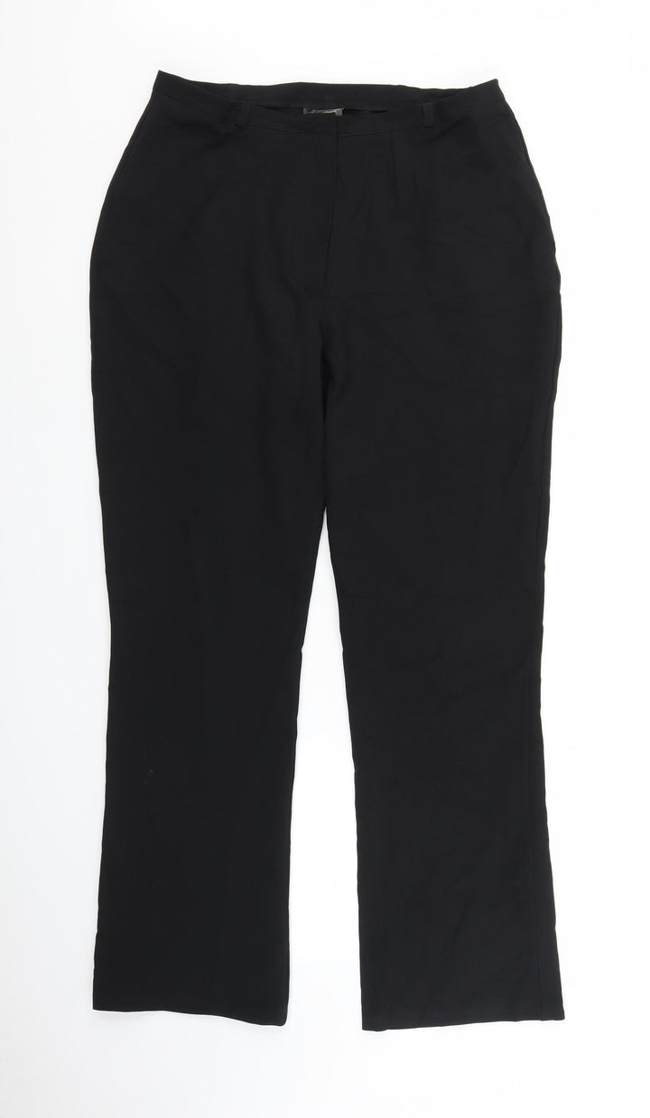 Atmosphere Womens Black Capri Trousers Size 14 L28 in
