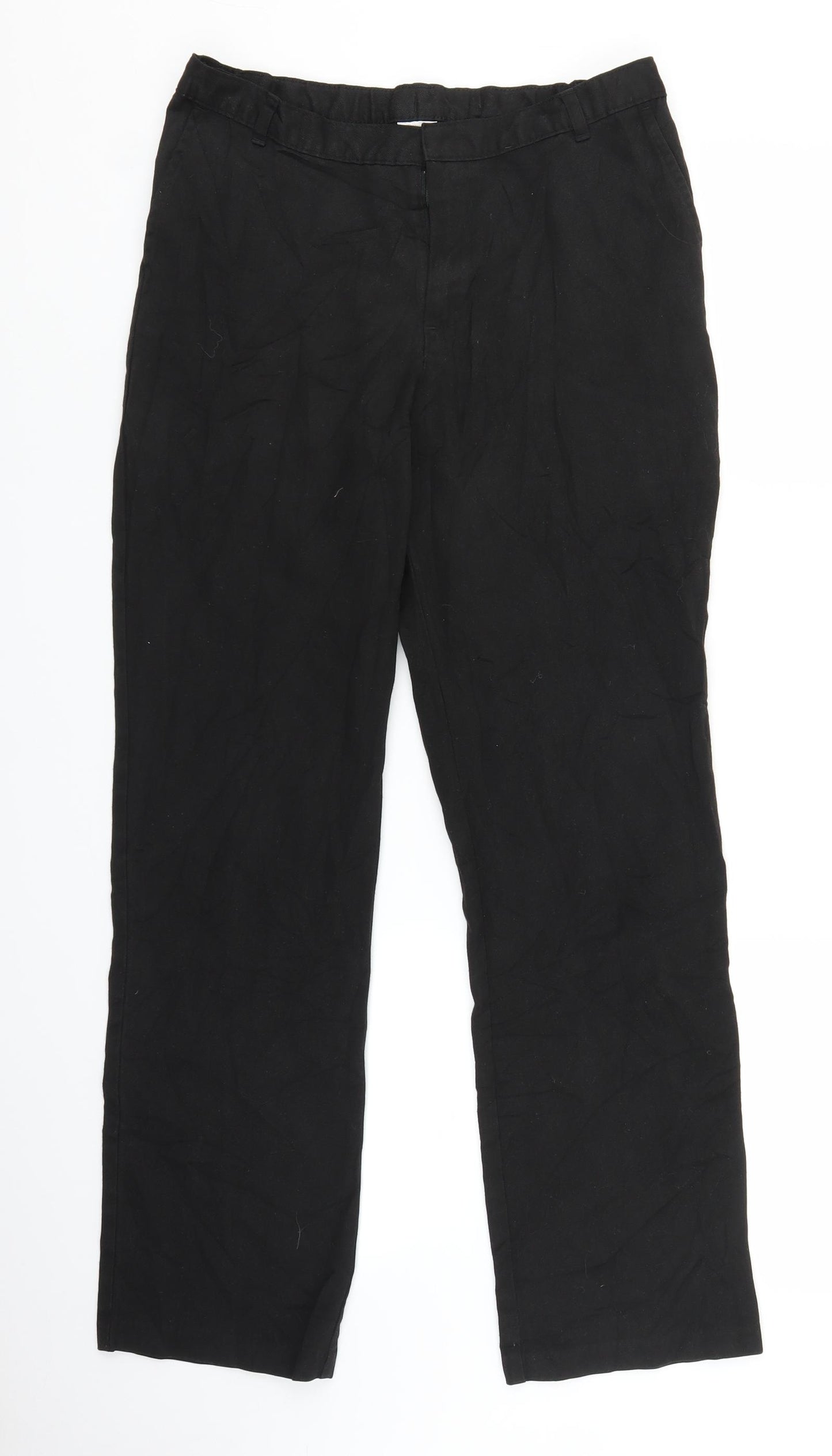 George Girls Black   Capri Trousers Size 14-15 Years