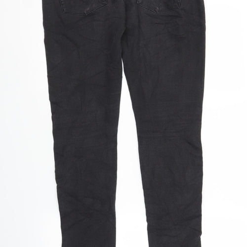 Gap Womens Black  Denim Straight Jeans Size 30 in L29 in
