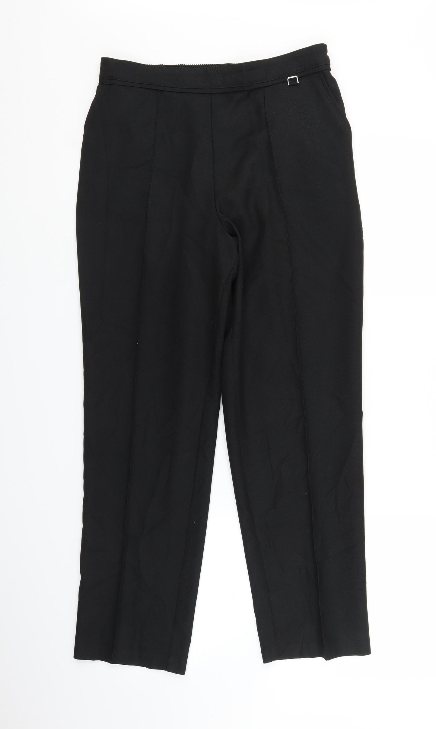 Marks and Spencer Womens Black   Trousers  Size 10 L25 in