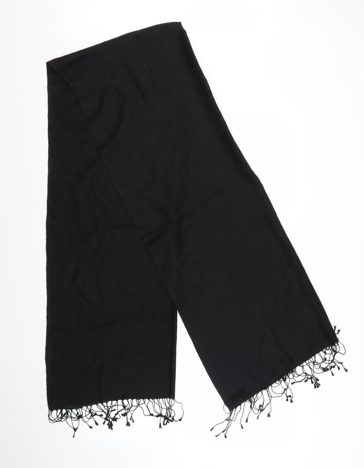 Preworn Womens Black    Scarf