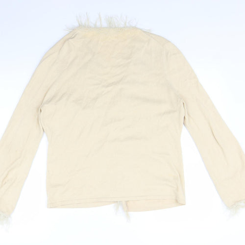 Fenn Wright Manson Womens Ivory   Shrug Jumper Size XL