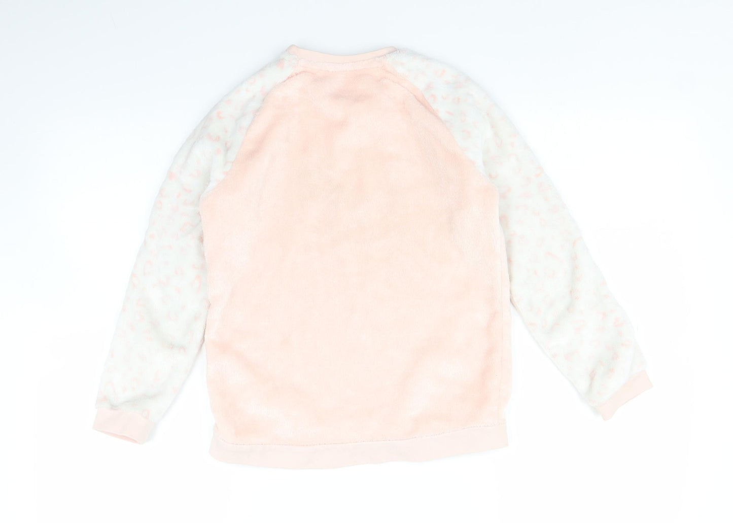 George Girls Pink   Pullover Jumper Size 10-11 Years  - cat