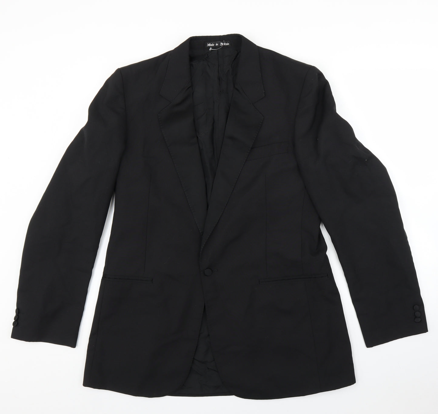 Dormie Mens Black   Jacket Suit Jacket Size 40