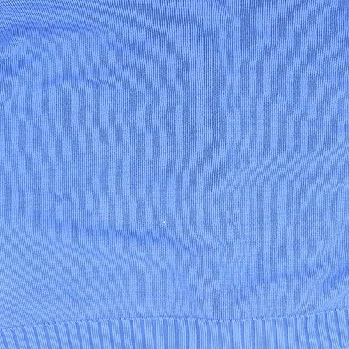 EWM Womens Blue  Knit Cardigan Jumper Size L