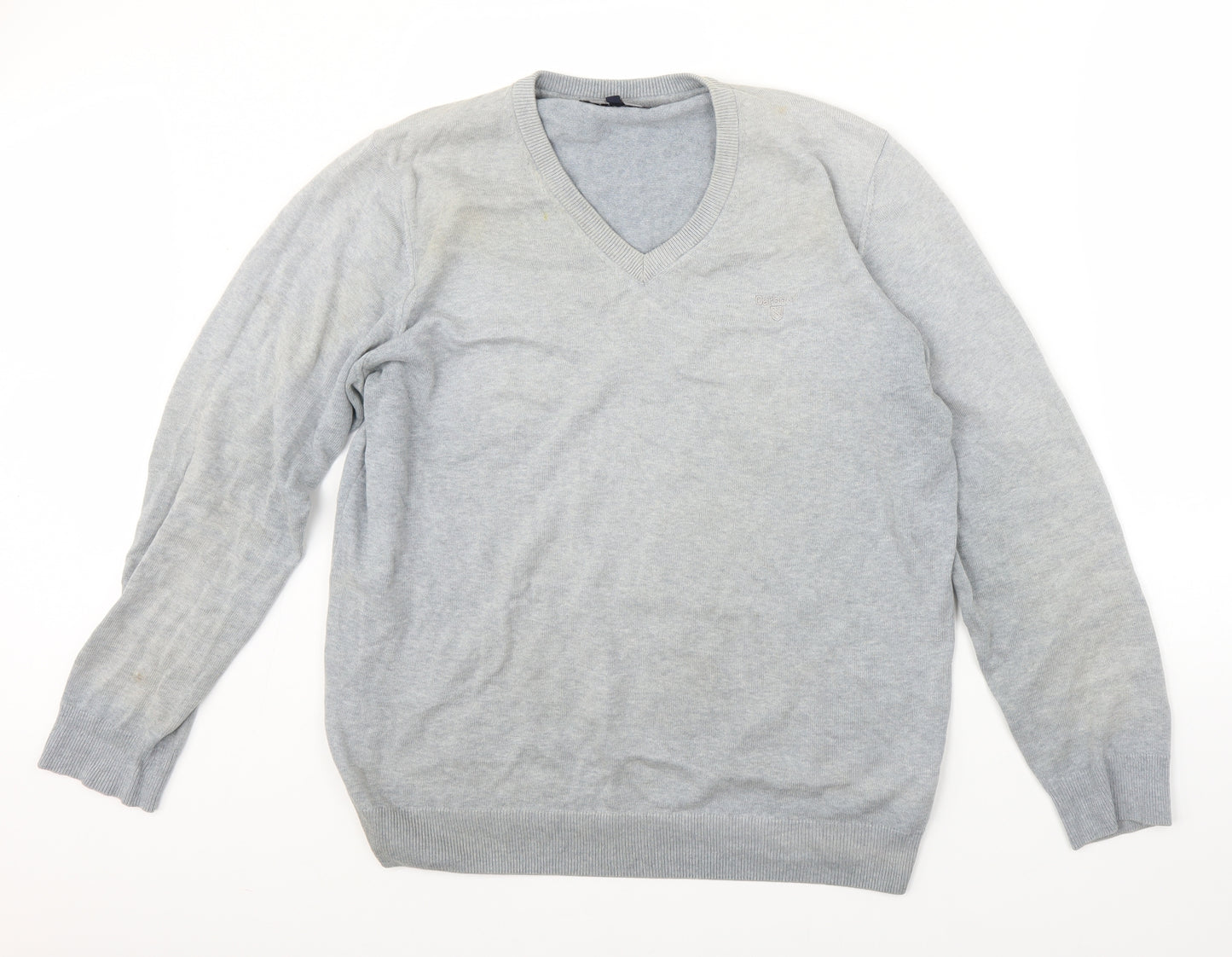 Barbour Mens Grey   Pullover Jumper Size L