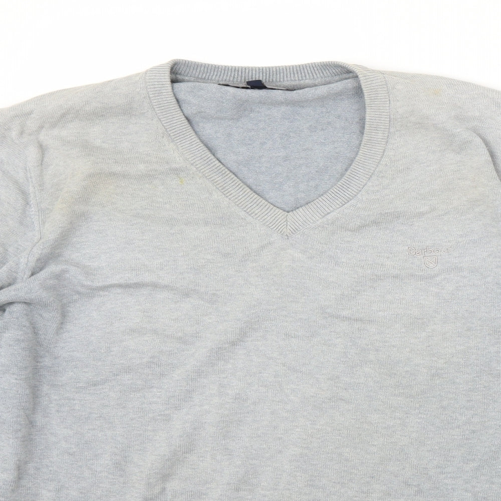 Barbour Mens Grey   Pullover Jumper Size L