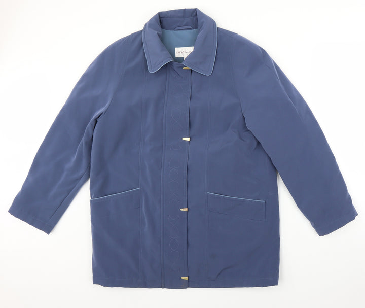 EWM Womens Blue Jacket Size 14