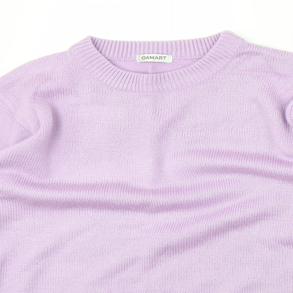 Damart Womens Purple   Pullover Jumper Size 12