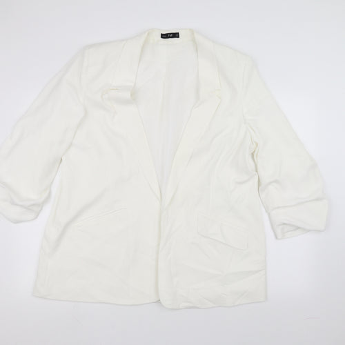 F&F Womens White   Jacket  Size 16