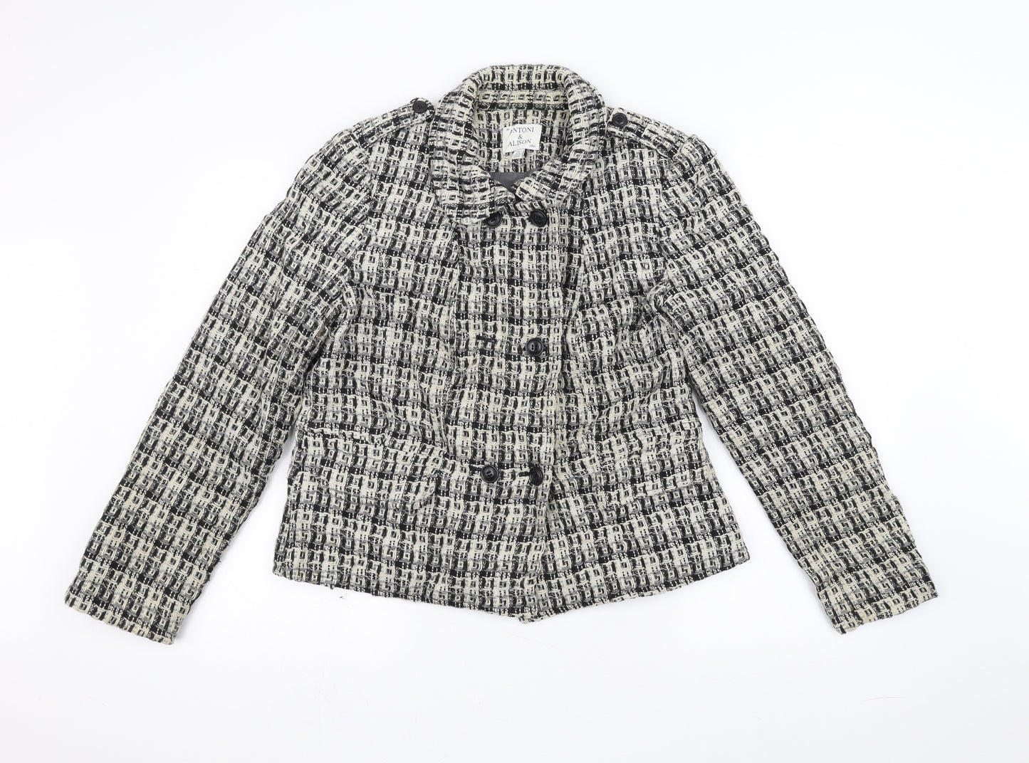 Antoni & Alison Womens White   Jacket  Size XL