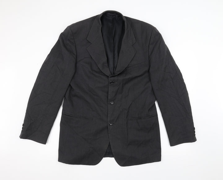 Burton Mens Grey   Jacket Suit Jacket Size 38