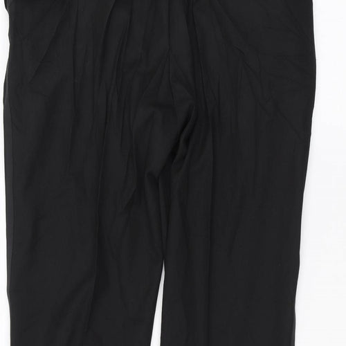 Preworn Mens Black   Trousers  Size 38 L30 in