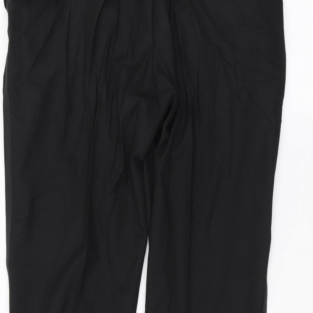 Preworn Mens Black   Trousers  Size 38 L30 in