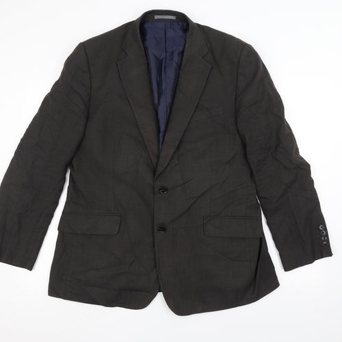 Marks and Spencer Mens Black   Jacket Suit Jacket Size 42