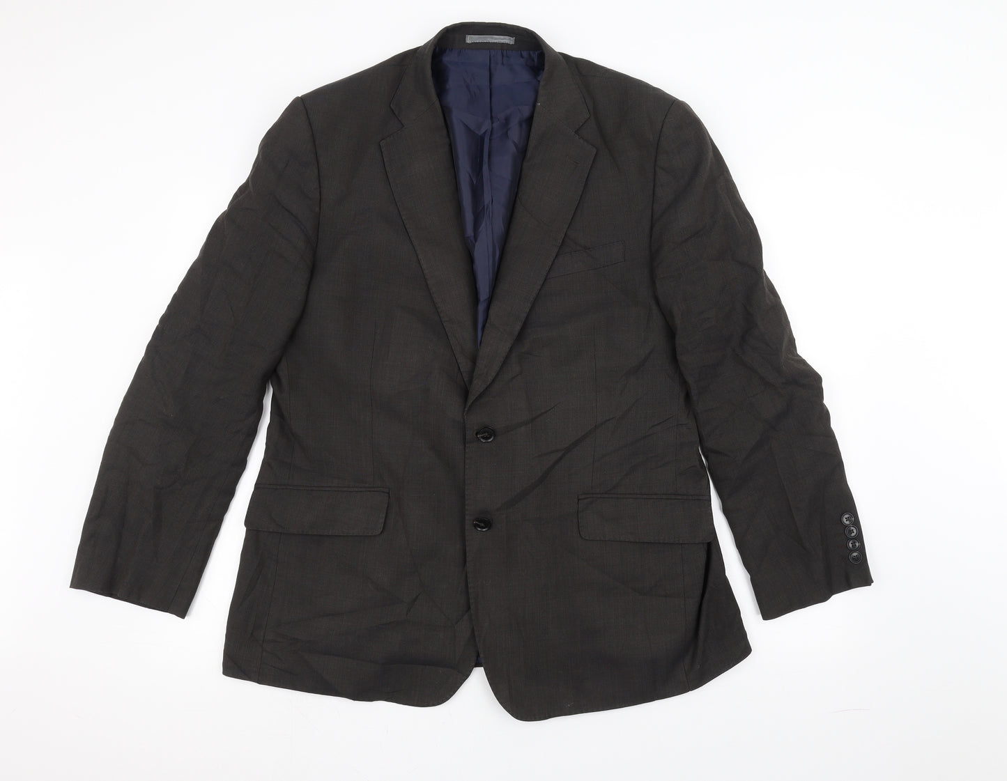 Marks and Spencer Mens Black   Jacket Suit Jacket Size 42