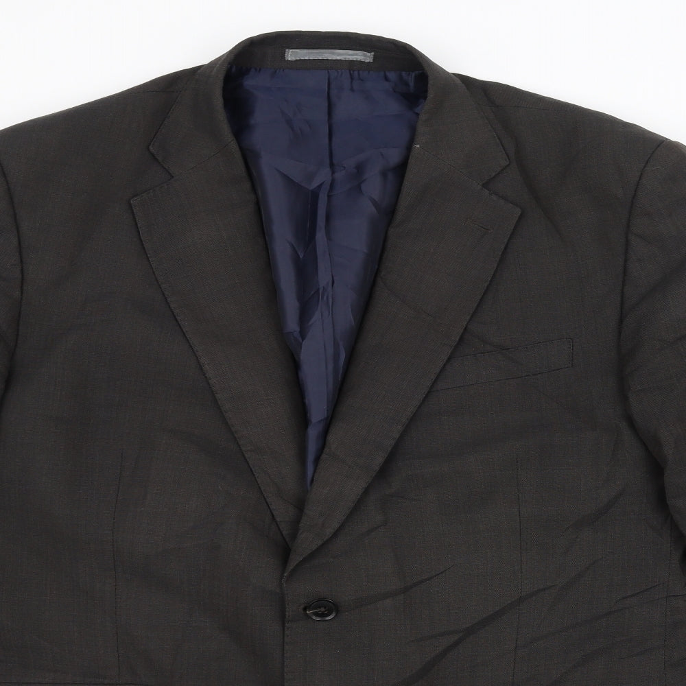 Marks and Spencer Mens Black   Jacket Suit Jacket Size 42