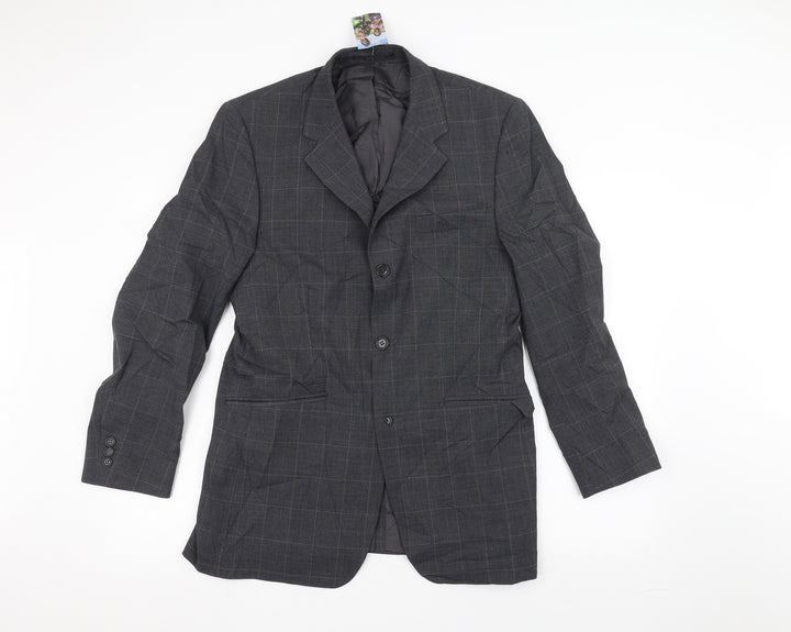 Burton Mens Grey   Jacket Suit Jacket Size 38