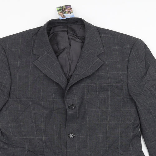 Burton Mens Grey   Jacket Suit Jacket Size 38