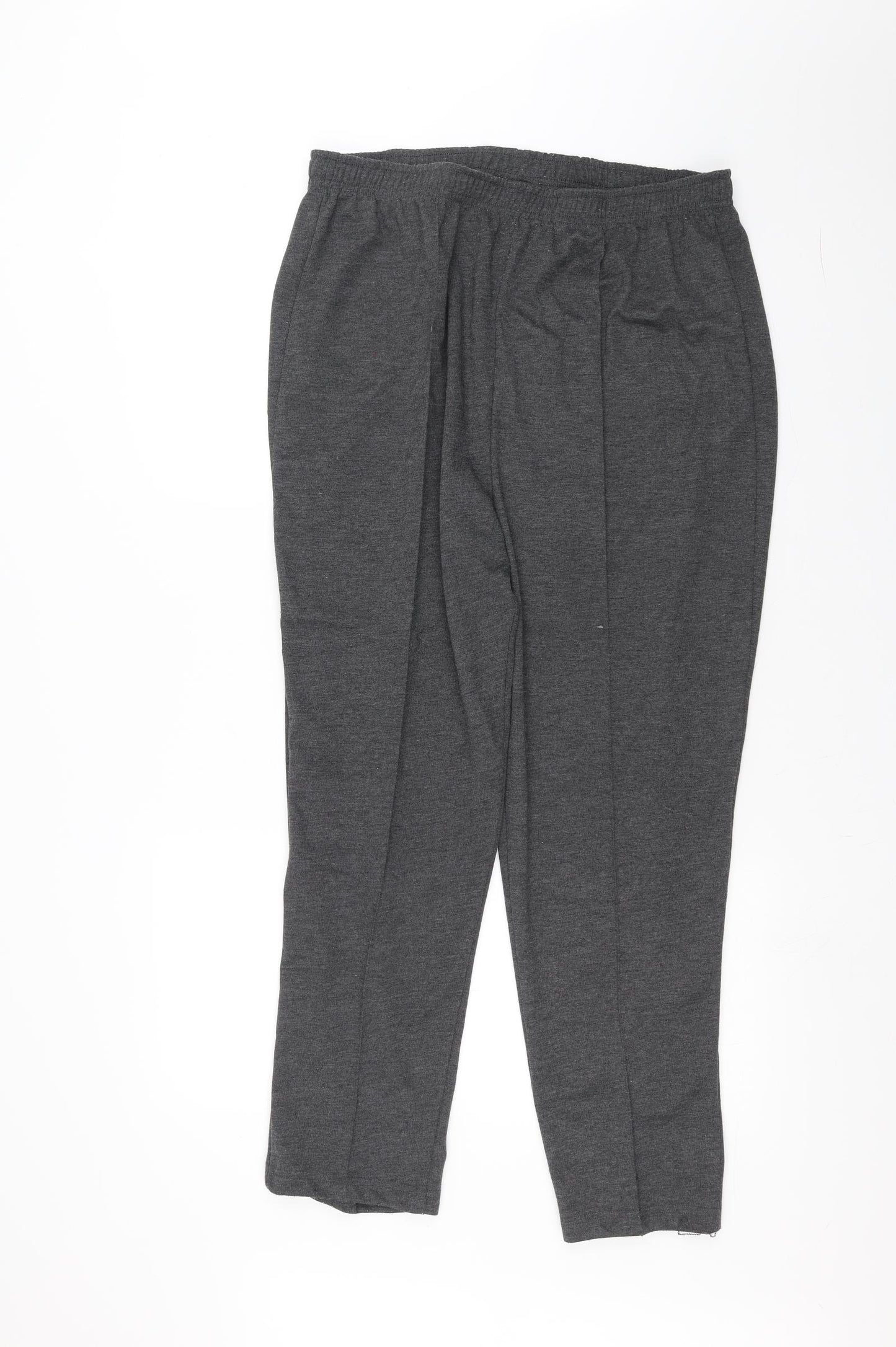 Amalina Womens Grey   Trousers  Size 18 L25 in