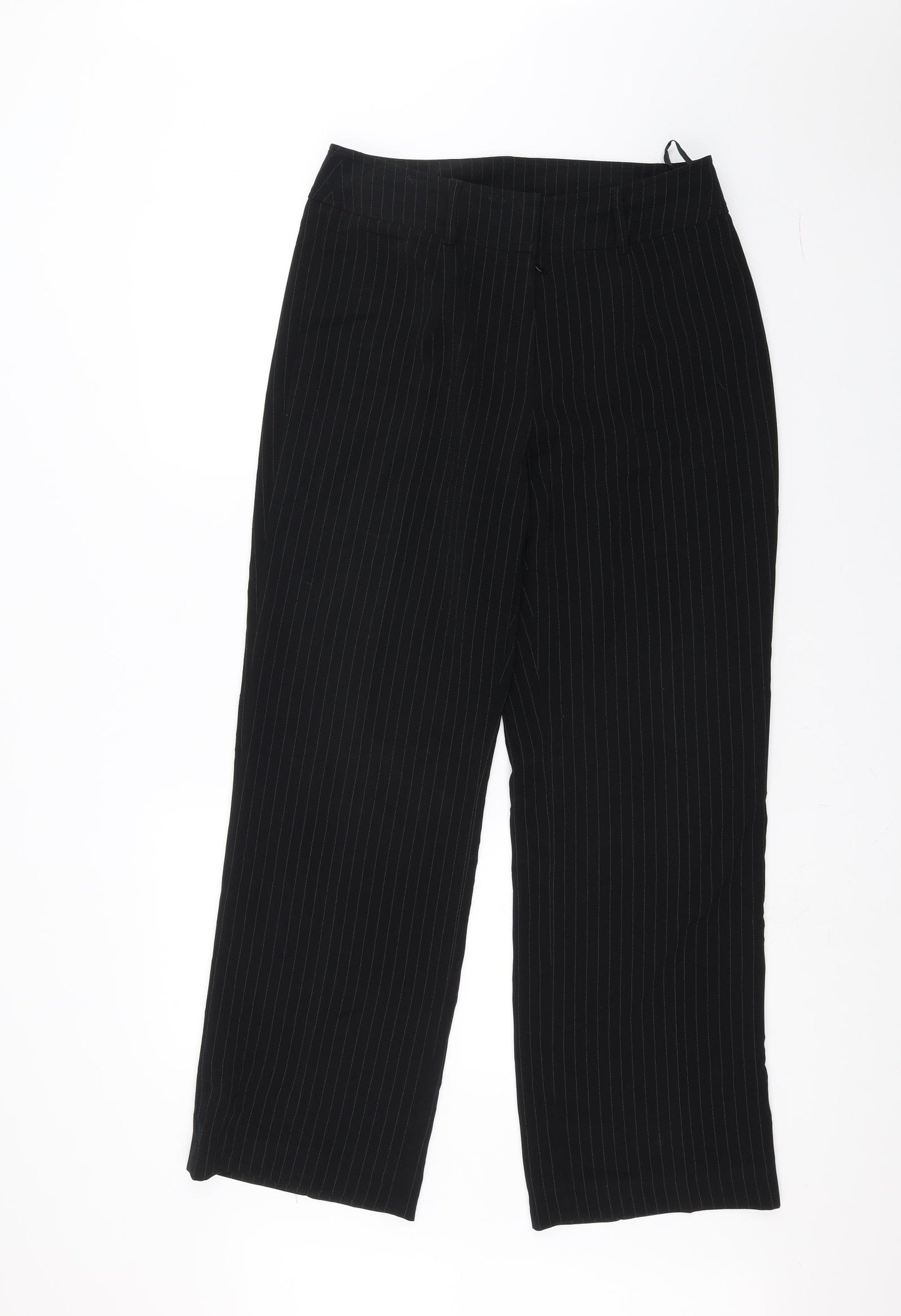 Per Una Womens Black   Trousers  Size 14 L26 in