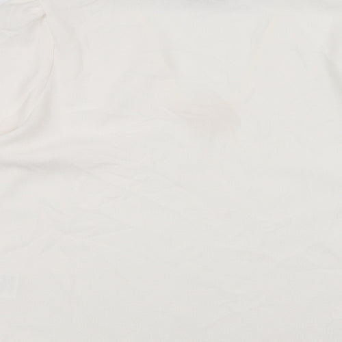 H&M Womens White   Pullover Jumper Size M