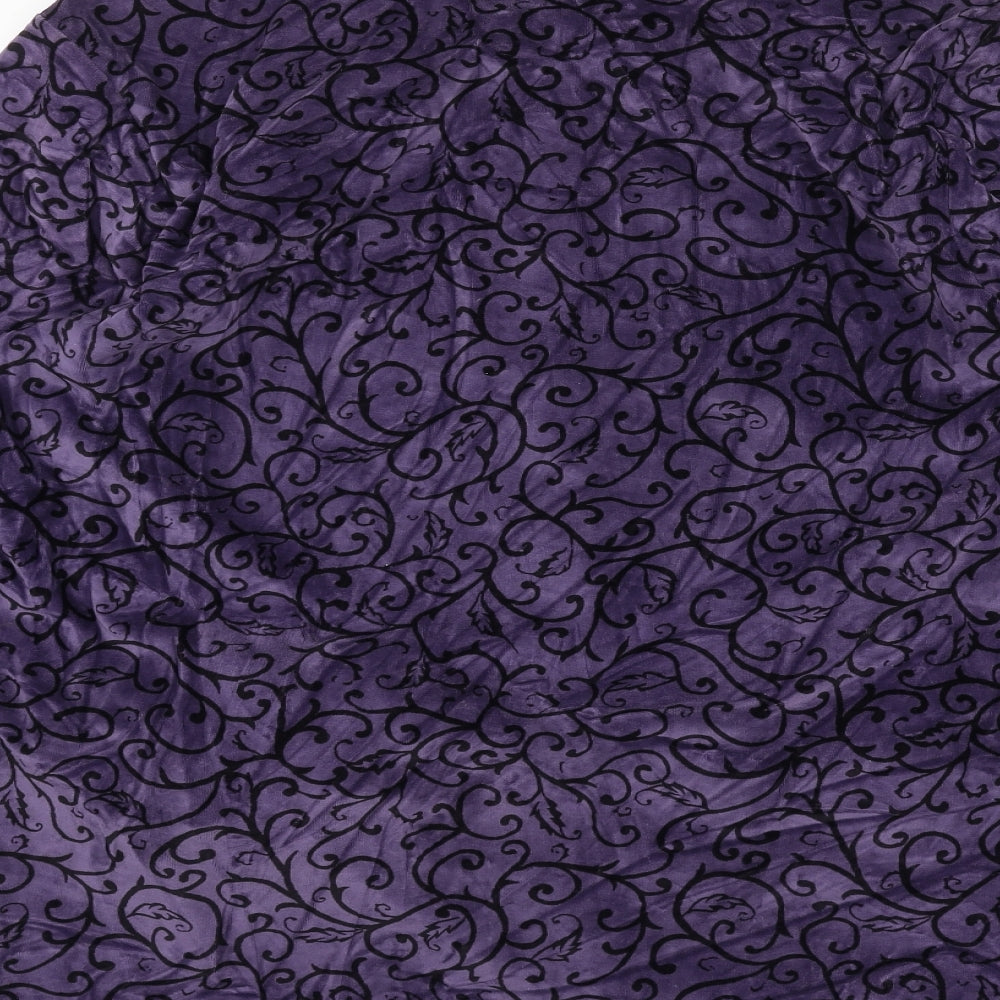 Fragile Womens Purple   Jacket Coatigan Size M