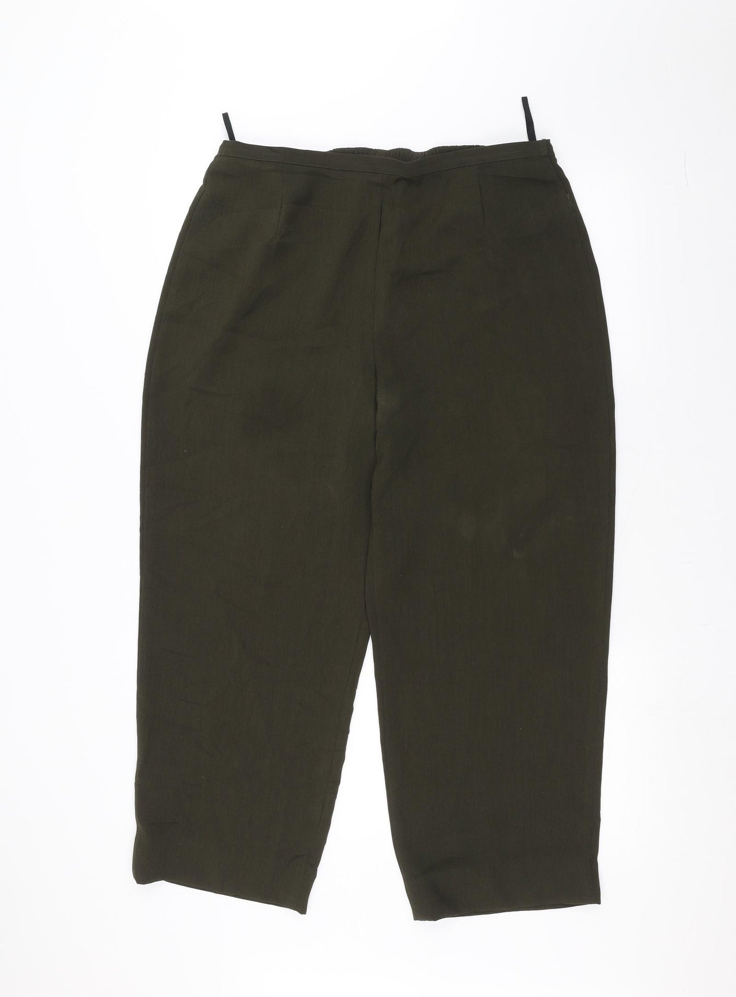 Marks and Spencer Womens Green   Trousers  Size 16 L24 in