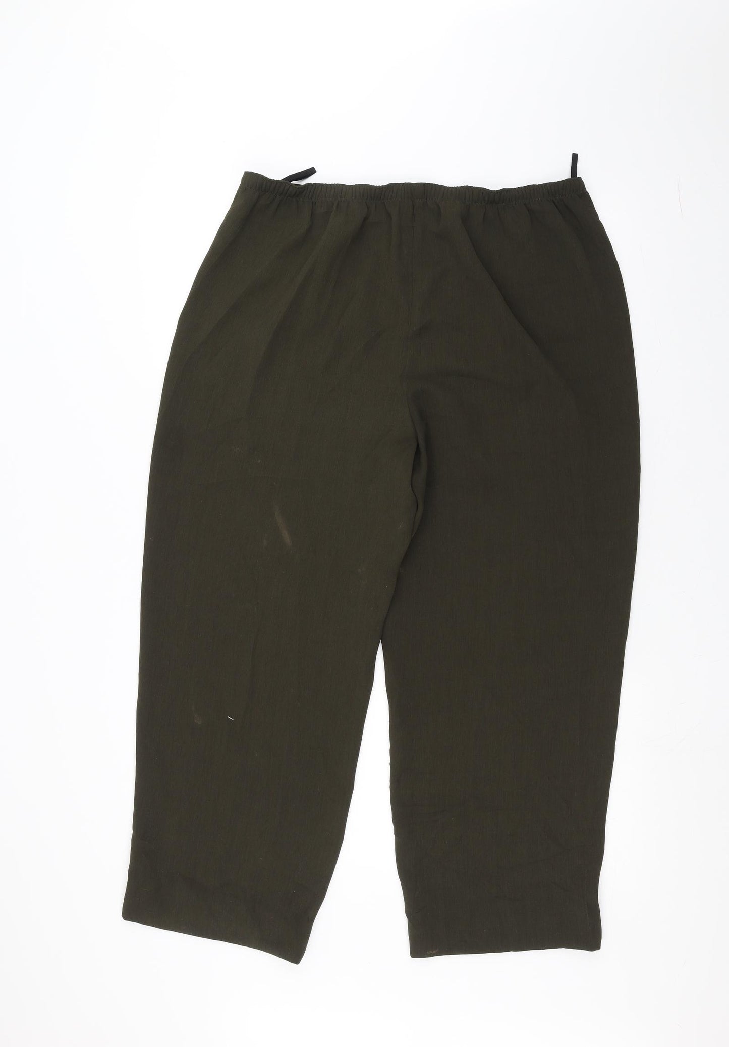 Marks and Spencer Womens Green   Trousers  Size 16 L24 in