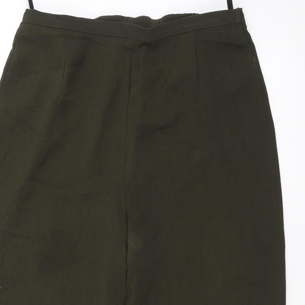 Marks and Spencer Womens Green   Trousers  Size 16 L24 in