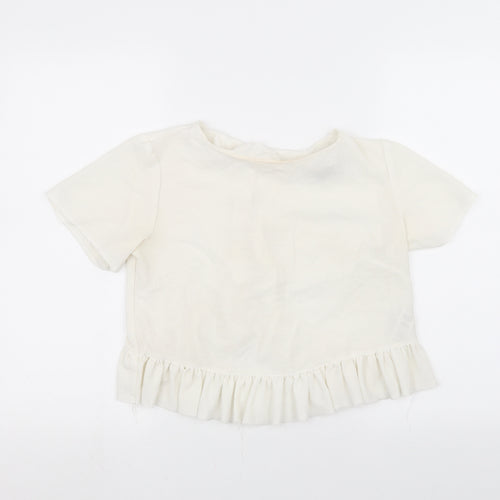 ASOS Womens White   Basic T-Shirt Size 10